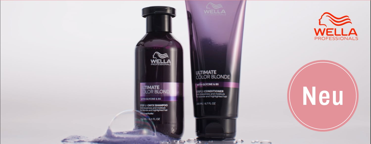 Lerne die Pflege für strahlendes Blond mit Wella Ultimate Color Blonde kennen