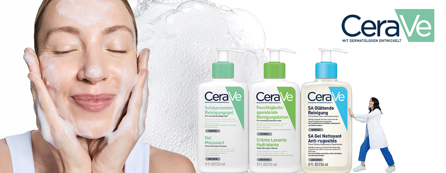 CeraVe Cleanser Week entdecke deine perfekte Reinigung für eine gesunde und gepflegte Haut