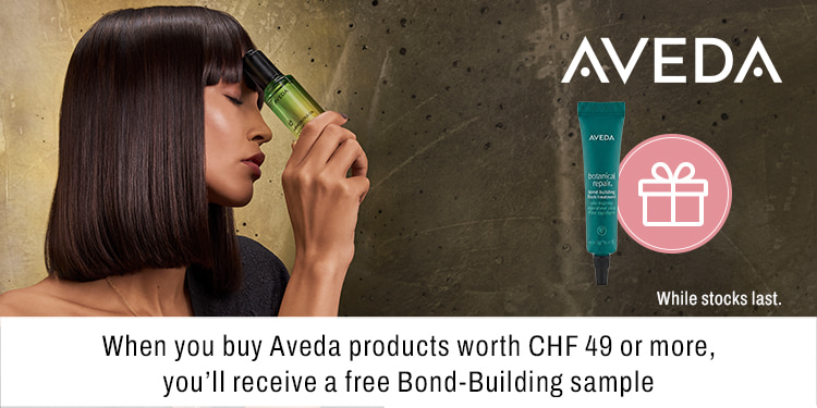 When you buy Aveda products worth CHF 49 or more you will receive a free Bond Building sample
