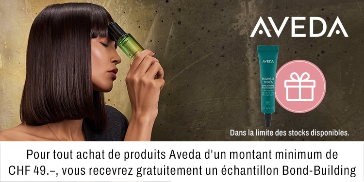 Pour tout achat de produits Aveda d un montant minimum de CHF 49 vous recevrez gratuitement un echantillon Bond Building