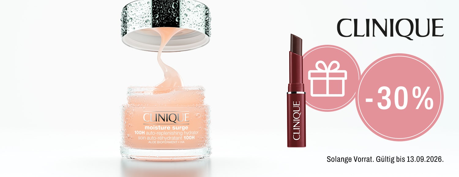 Beim Kauf von Clinique Produkten ab CHF 59 erhältst du ein Almost Lipstick geschenkt