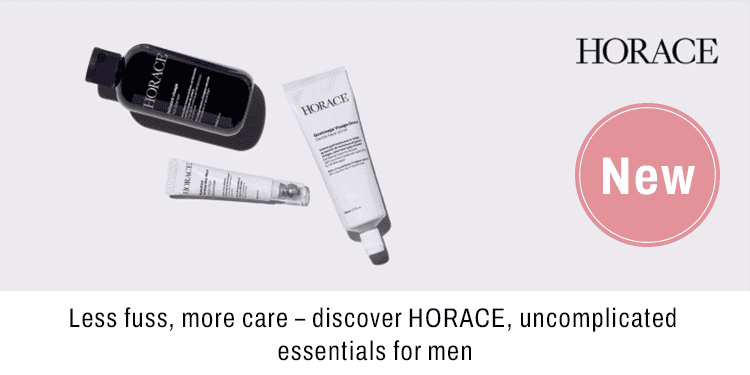 Less frills, more care—discover HORACE, simple essentials for men