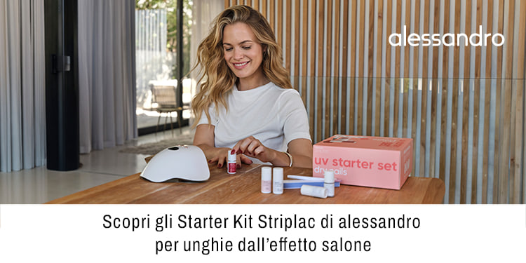 Scopri gli Starter Kit Striplac di alessandro per unghie dall effetto salone