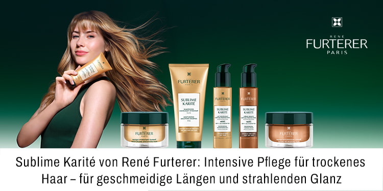 Sublime Karite von Rene Furterer Intensive Pflege für trockenes Haar für geschmeidige Längen und strahlenden Glanz
