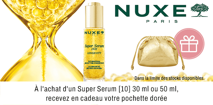 A lachat dun super serum 30 ml ou 50 ml recevez en cadeau
