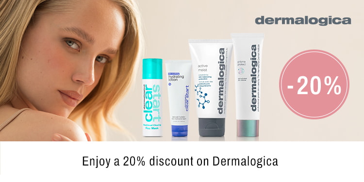 Enjoy a 20 percent dicscount on Dermalogica