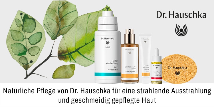 Natuerliche Pflege von Dr. Hauschka für eine strahlende Asstrahlung und geschmeidig gepflegte Haut
