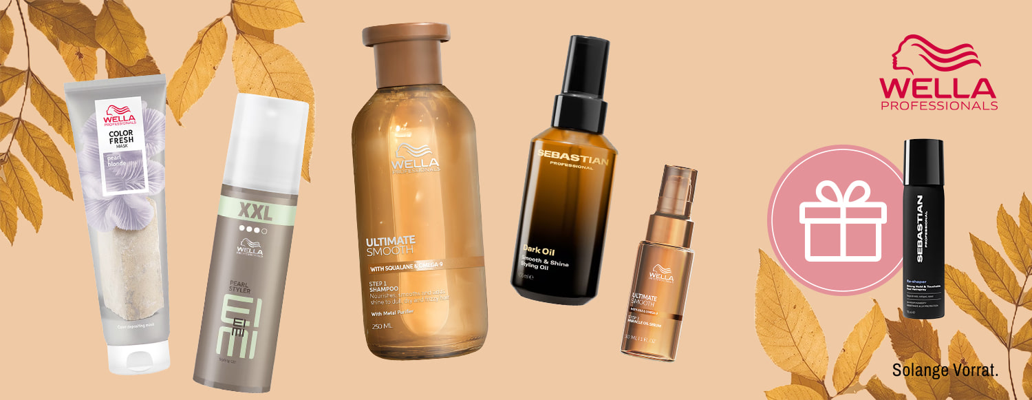 Ab einem Bestellwert von CHF 50.– mit Produkten der Marken Wella oder Sebastian erhältst du den Sebastian Re-Shaper gratis dazu
