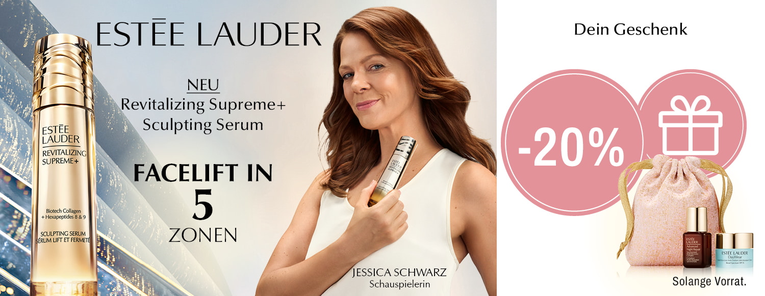 Beim Kauf von Estee Lauder Produkten ab CHF 69 erhältst du ein Pflege Set als Geschenk