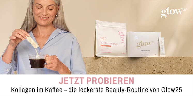 Jetzt probieren Kollagen im Kaffee - die leckerste Beauty-Routine von Glow25