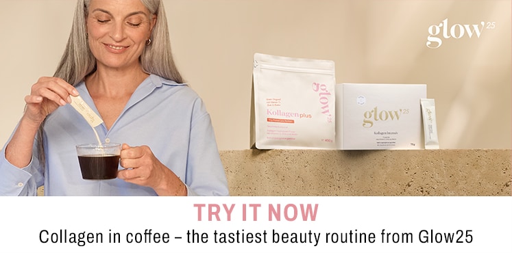 Try it now Collagen in coffee - the tastiest beauty routine from Glow25