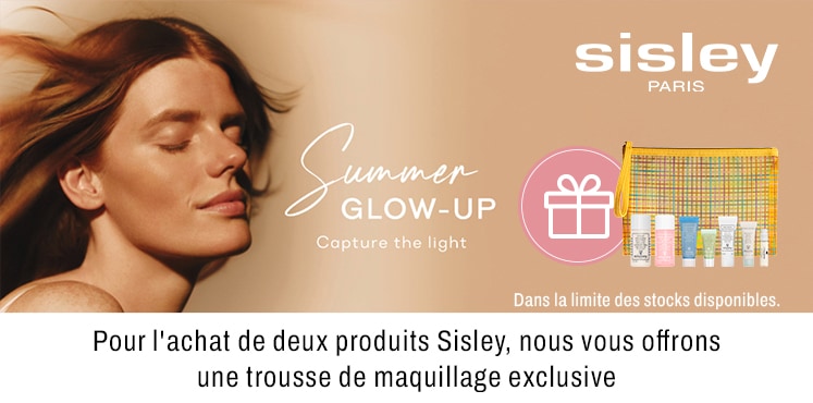 Pour l\'achat de deux produits Sisley, nous vous offrons une trousse de maquillage