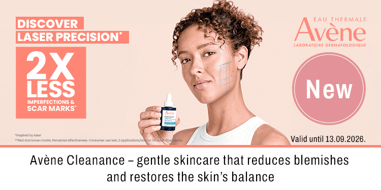 Avene Cleanance gentle skincare that reduces blemishes and restores the skins balance