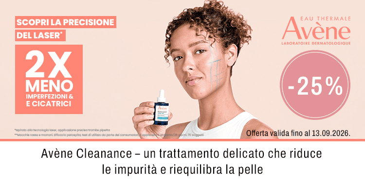 Avene Cleanance un trattamento delicato che riducw le impurita e riequilibra la pelle