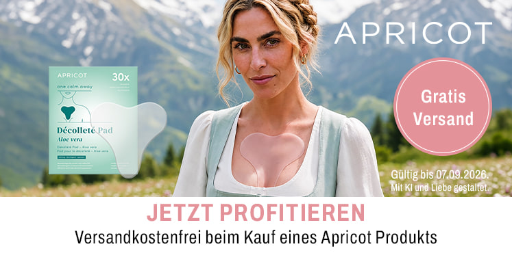 Jetzt Profitieren Versandkostenfrei beim Kauf einer Apricot Produkts