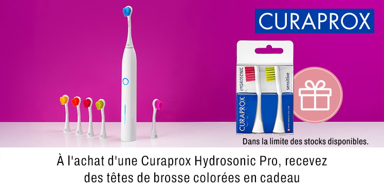A lachat dune curaprox hydrosonoc pro recevez des tetes de brosse