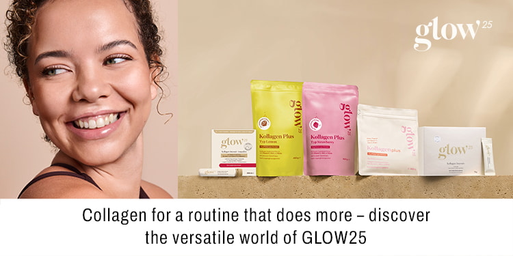 Collagen for a routine that does more discover the versatile world of GLOW25