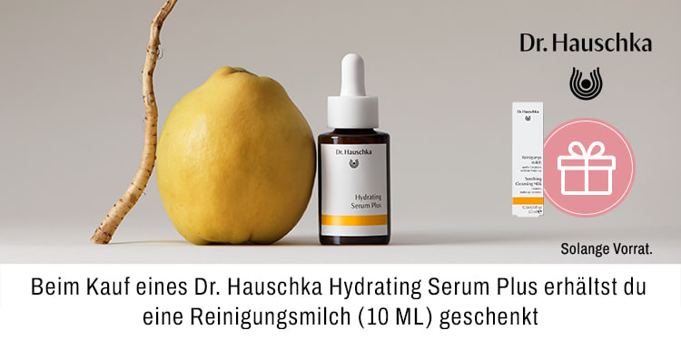 Beim Kauf eines Dr Hauschka Hyddrating Serum Plus erhältst du eine Reinigungsmilch 10 ML geschennkt