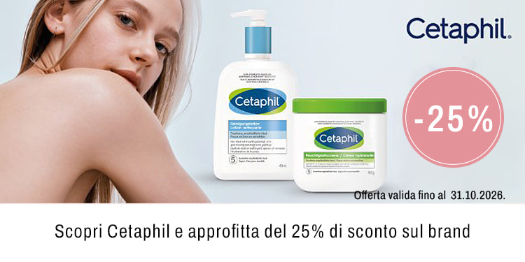 Scopri Cetaphil e approfitta del 25% di sconto sul band