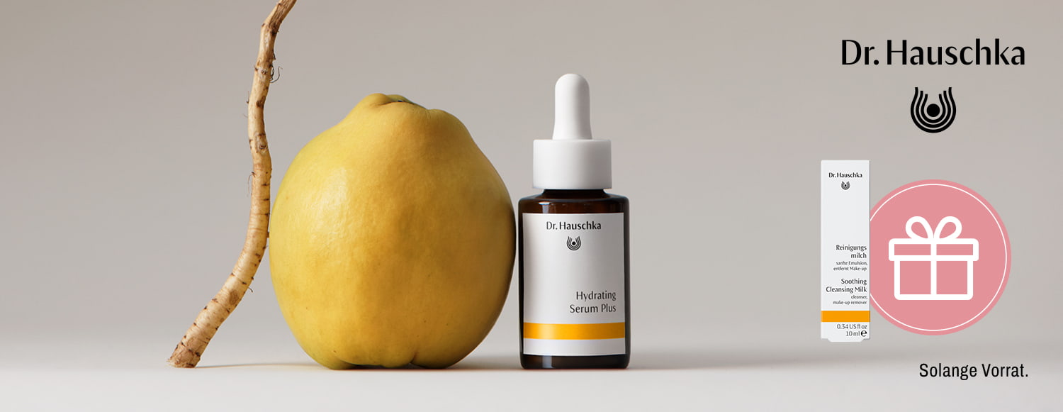 Beim Kauf eines Dr Hauschka Hydrating Serum Plus erhältst du eine Mini Reinigungsmilch geschenkt