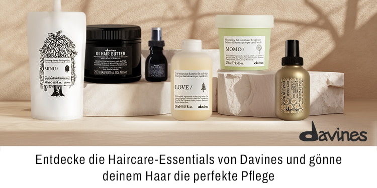 Entdecke die Haircare Essentials von Davines und goenne deinem Haar die perfekte Pflege