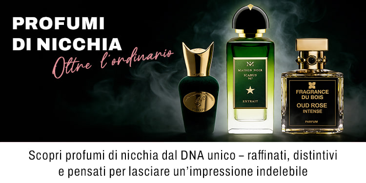 Scopri profumi di niccha del DNA unico raffinati distintivi e pensati per lasciare un impressione indelebile