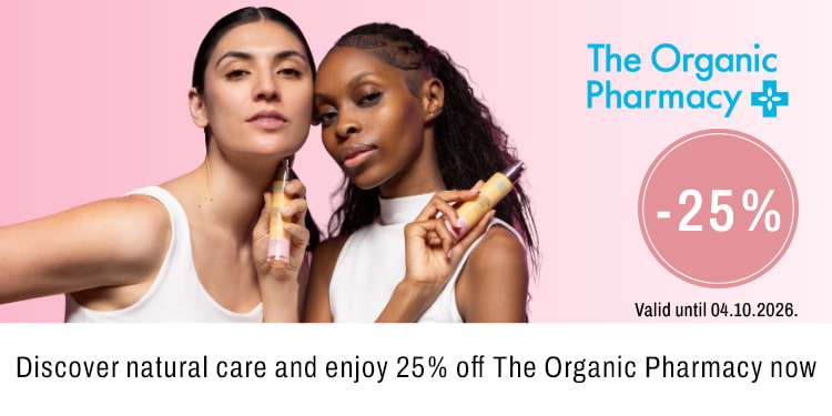 Discover natural care and enjoy 25 off The Organic Pharmacy now