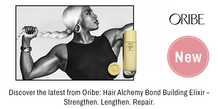 Discover the latest from Oribe Hair Alchemy Bond Building Elixir Strengthen Lengthen Repair