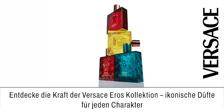 Entdecke die Kraft der Versace Eros Kollektion ikonische Düfte für jeden Charakter