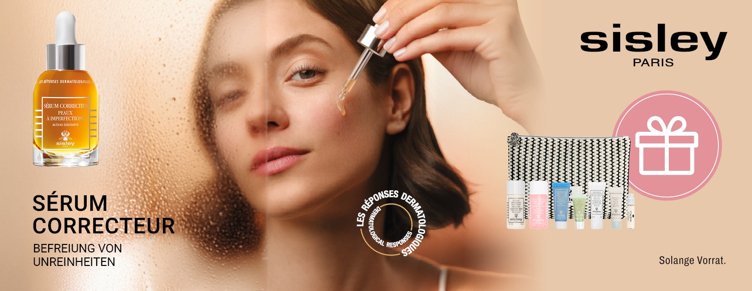 Entdecke die Neuheit von Sisley Serum Correcteur aus der Les Reponses Dermatalogiques Linie für ein ebenmässigeres Hautbild