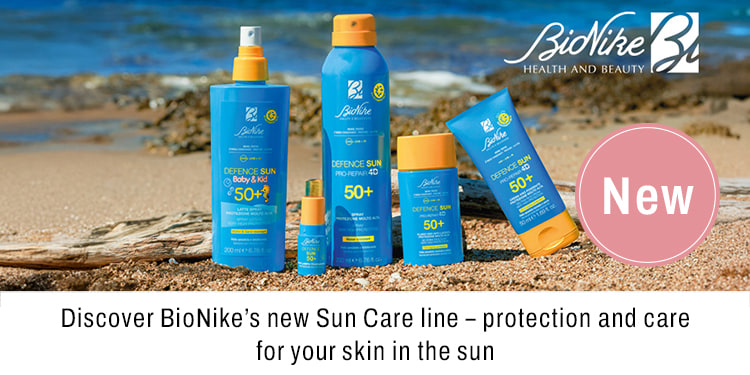 Discover BioNike\'s new sun care line protetction and care for your skin in the sun