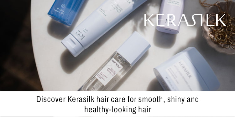 Discver Kerasilk hair care for smooth shiny and healthy looking hair