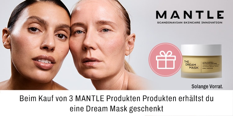 Beim Kauf von 3 MANTLE Produkten erhältst du eine Dream Mask geschenkt