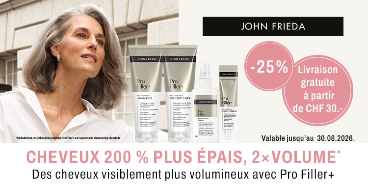 Des cheveux bisiblement plus volumineux avec Pro Filler plus