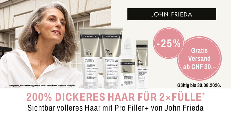 Sichtbar volleres Haar mit Pro Filler plus von John Frieda