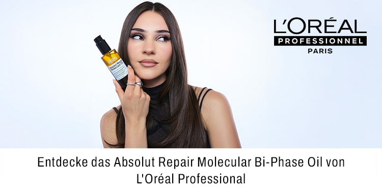 Entdecke das Absolut Repair Molecular Bi Phase Oil von LOreal Professional
