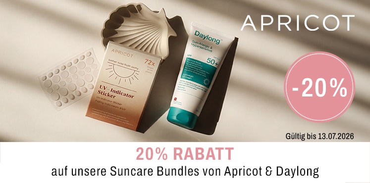 auf unsere Suncare Bundels von Apricot & Daylong