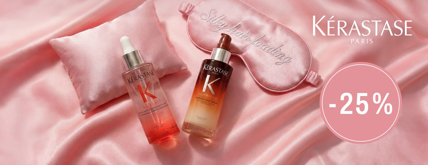 Sichere dir 25 Prozent Rabatt auf Kerastase Produkte