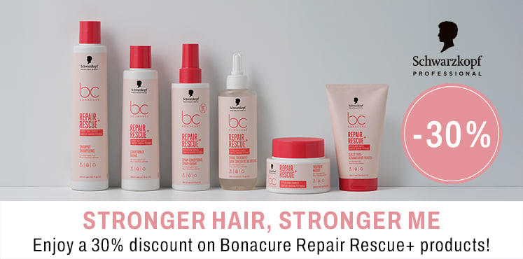 Stronger Hair Stronger Me Enjoy a 30 percent discount on Bonacure Repair Rescue prducts