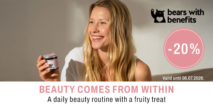 A daily beauty routine with a fruity treat