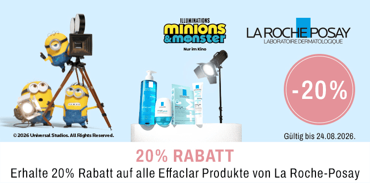 Erhalte 20% Rabatt auf alle Effaclar Produkte von La Roche-Posay
