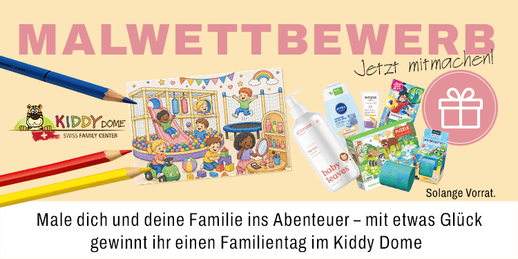 Male dich und deine Familie ins Sbenteuer mit etwas Glück gewinnt ihr einen Familientag im Kiddy Dome