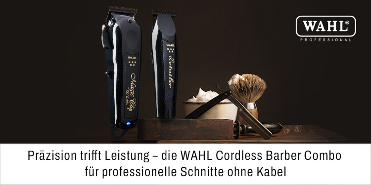 Präzision trifft Leistung die WAHL Cordless Barber Combo für professionelle Schnitte ohne Kabel