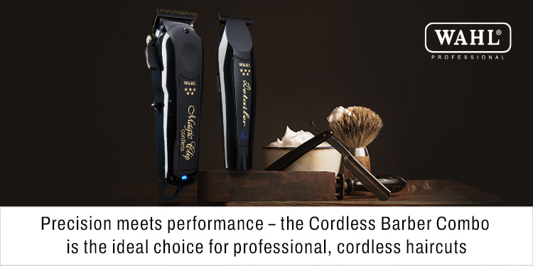 Precision meets performance the Cordless Barber Combo is the ideal choice fo proessional cordless haircuts
