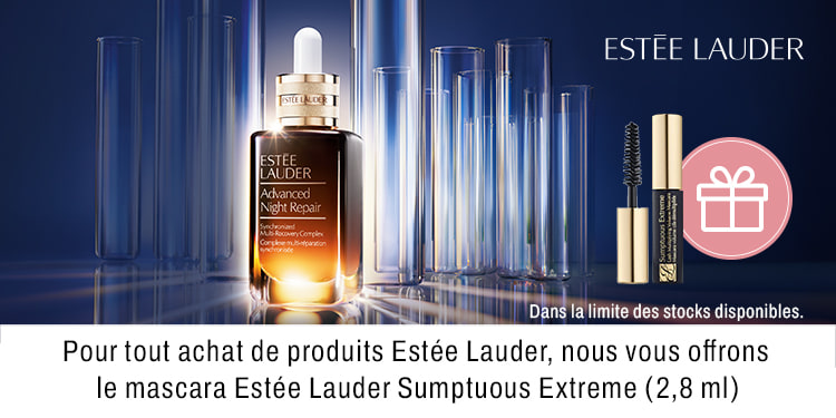 Pourt tout achat de produits Estee Lauder nous vous offrons le mascara Estee Lauder Sumptuous Extreme