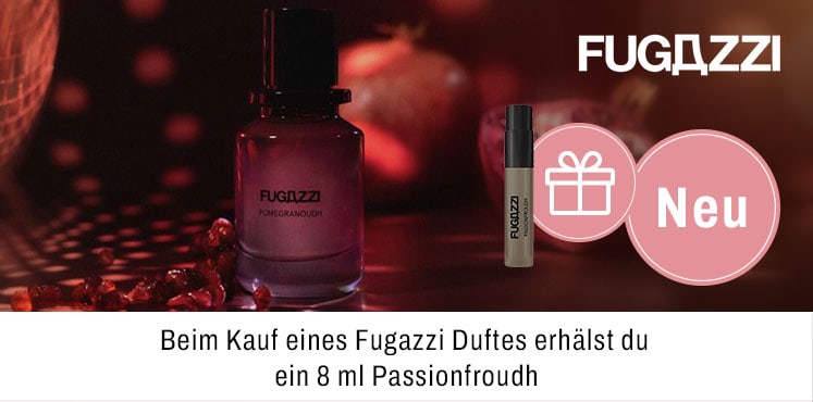 Beim Kauf eines Fugazzi Duftes erhältst du ein 8ml Passionfroudh