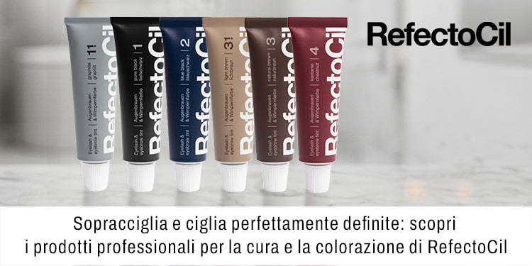 Scopracciglia e ciglia perfettamente definite scopri i prodotti professionali per la cura e la colorazione di RefectoCil