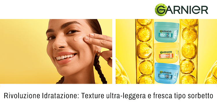 Rivoluzione Idratazione Texture ultra leggera e fresca tipo sorbetto