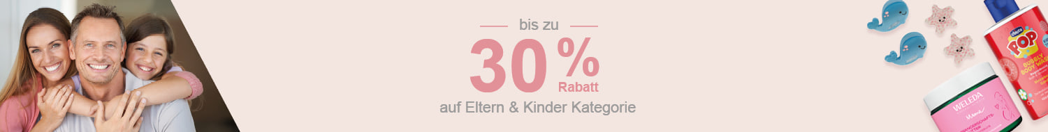 Beauty Weeks: Bis zu -30% auf Produkte für Kinder & Eltern