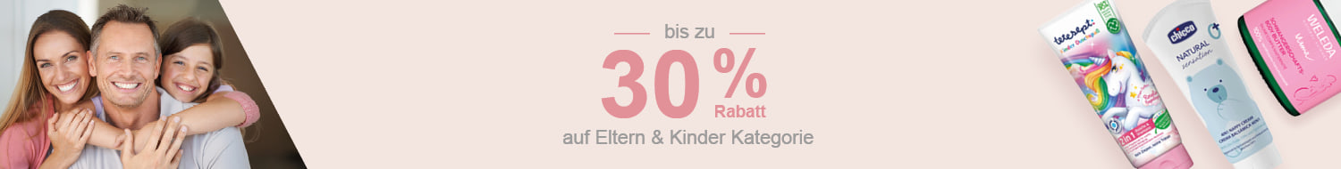 Beauty Weeks: Bis zu -30% auf Produkte für Kinder & Eltern